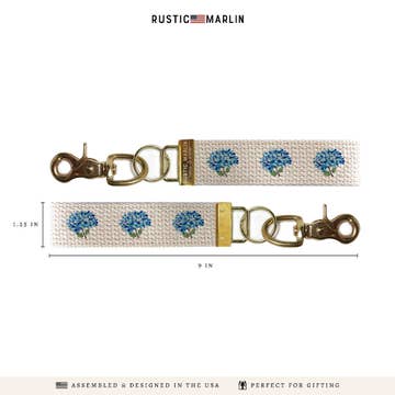 Endless Summer Hydrangea Keychain