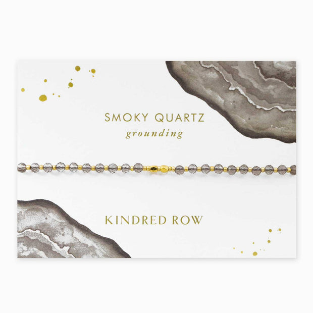 Healing Gemstone Bracelet - Smoky Quartz for Grounding
