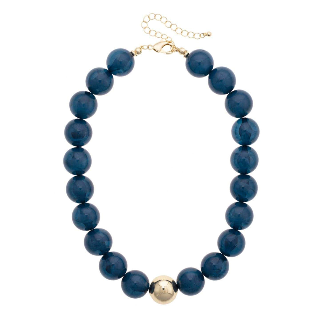 Marjorie Beaded Necklace Marjorie Beaded Necklace Midnight Blue Necklace