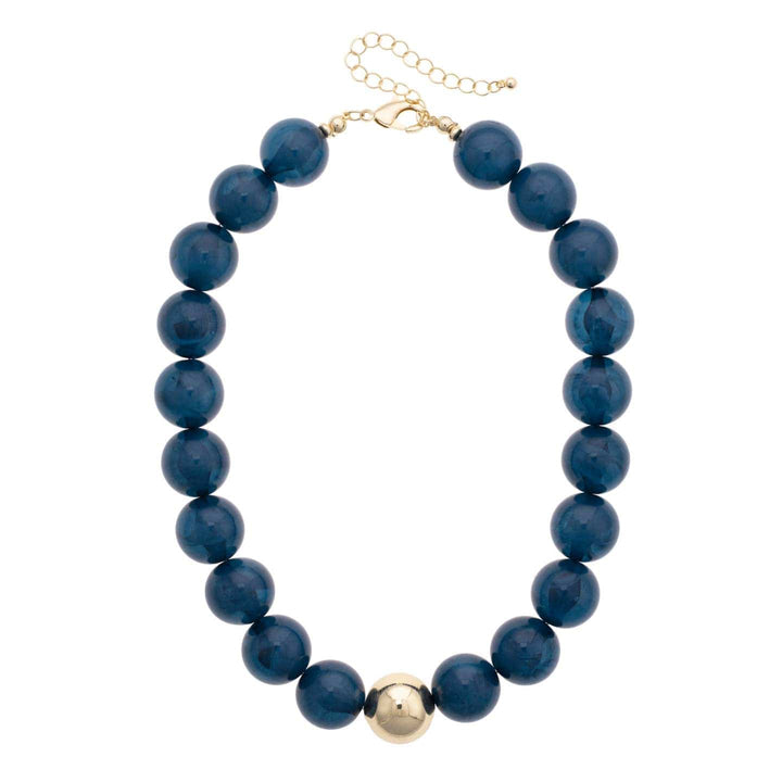 Marjorie Beaded Necklace Marjorie Beaded Necklace Midnight Blue Necklace