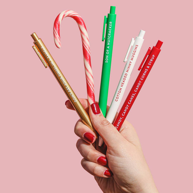 Christmas Elf Themed Pen Set