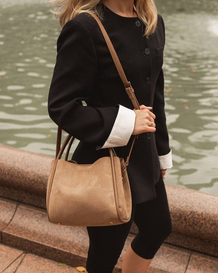 Louenhide Steffie Suede Mini Tote Bag
