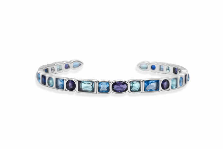 Isla Crystal Cove Waterproof Silver Cuff Bracelet Isla Crystal Cove Waterproof Silver Cuff Bracelet Bella Blues Bracelet