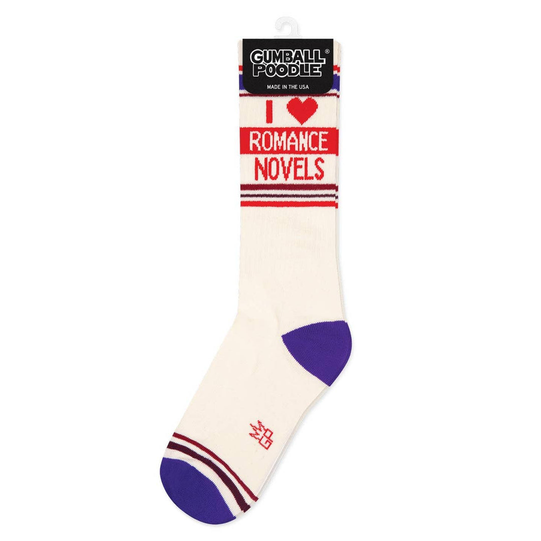 Romance Novels Premium Cotton Gym Crew Socks Romance Novels Premium Cotton Gym Crew Socks Socks