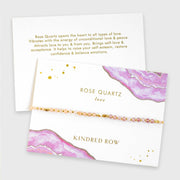 Healing Gemstone Bracelet - Rose Quartz for Love