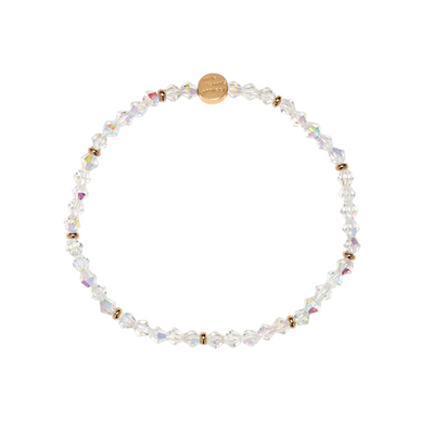 Little Words Project Crystal Clear Base Charm Bracelet