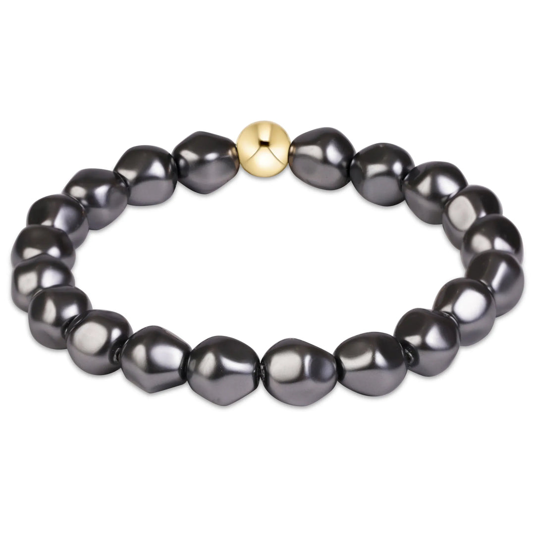 Enewton Classic Admire Pearl Dark Grey Bracelet Enewton Classic Admire Dark Grey Pearl Bracelet | The Red Owl Bracelet