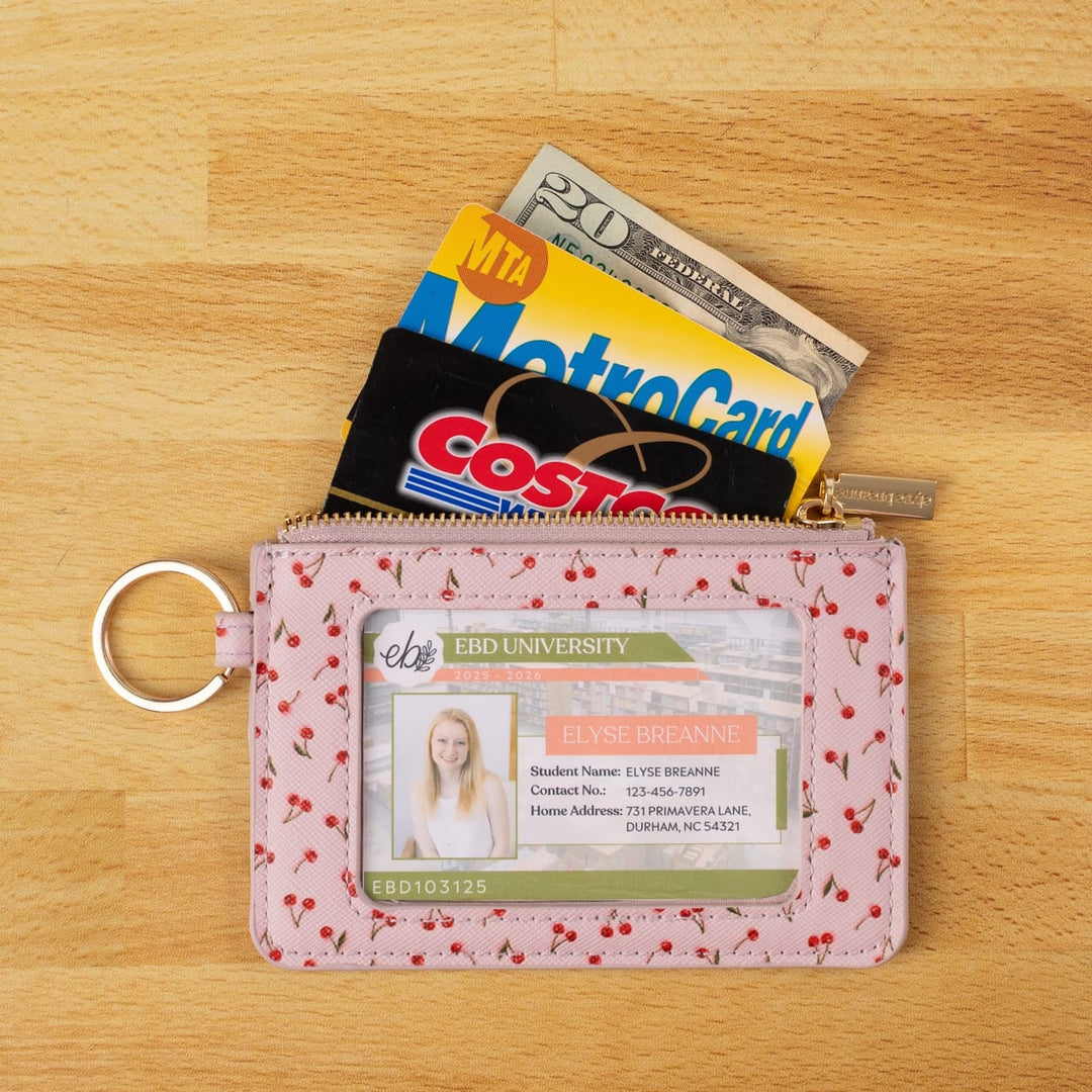 Elyse Breanne ID Holder Wallet - Painted Cherries