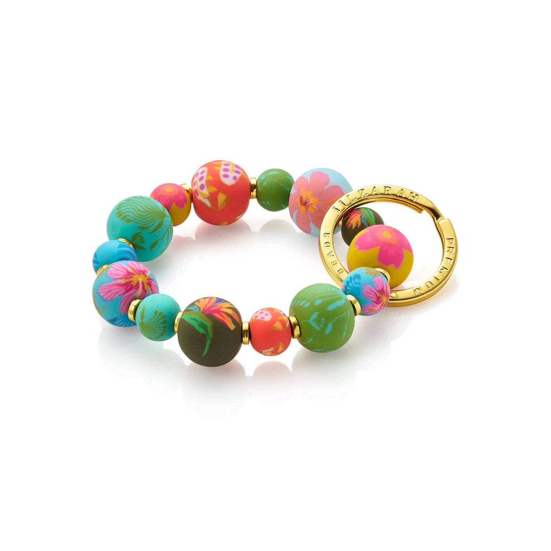Jilzarah Paradise Island Small Bead  Keychain