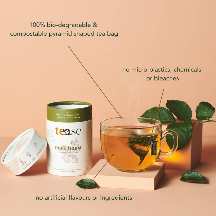 Tease Hocus Focus Adaptogen Ginseng + Ginkgo Superfood Tea Blend