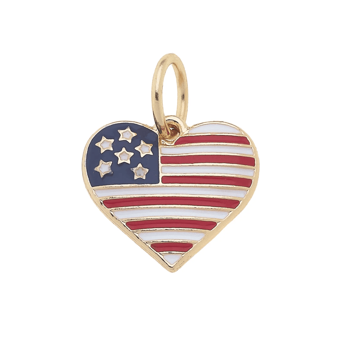 I Heart America Charm I Heart America Charm Charms