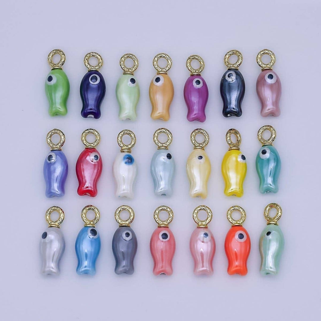 Blue Fish Charm Blue Fish Charm Charms