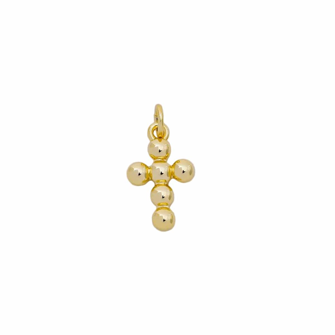 Beaded Cross Charm