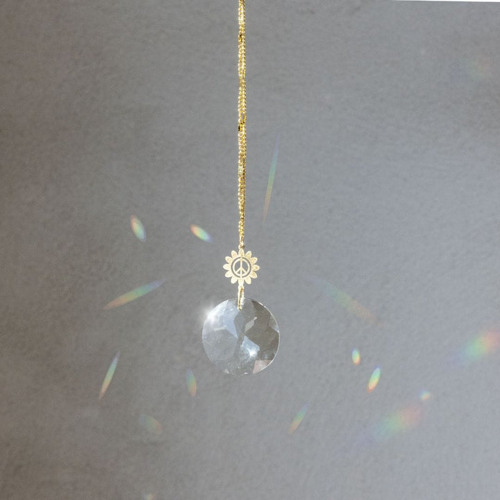 Pocket Suncatcher - Peace Flower