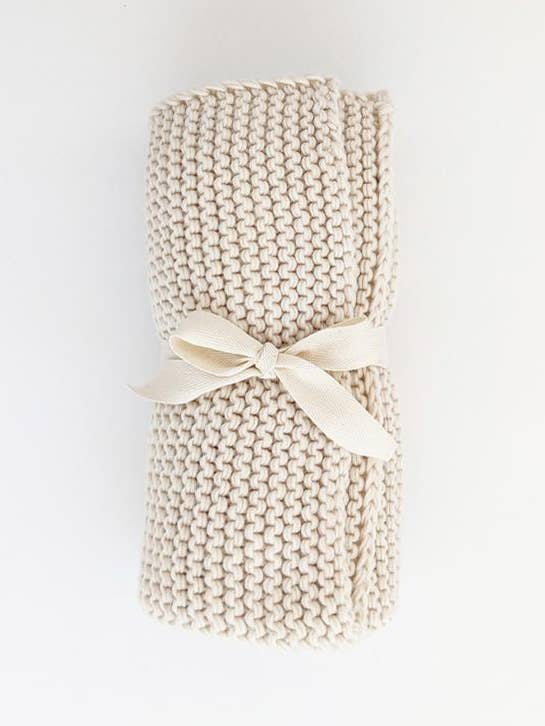 Baby Garter Stitch Knit Blanket
