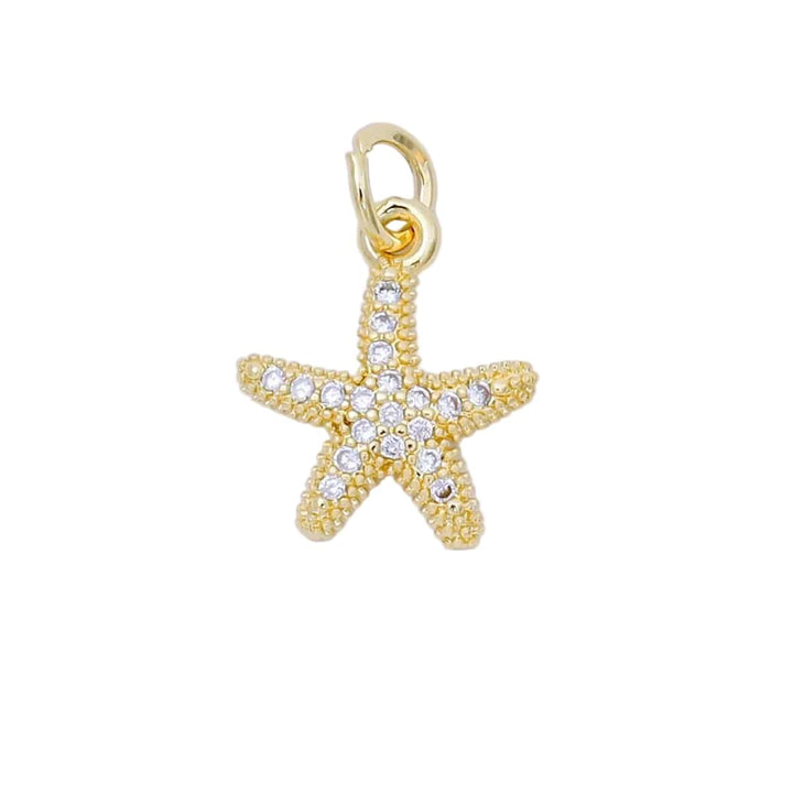 Pave Starfish Charm