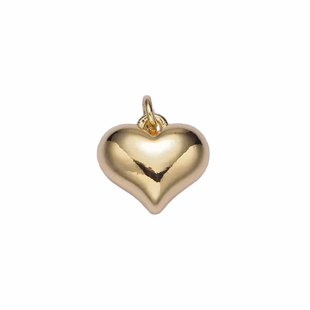 Puffed Heart Charm