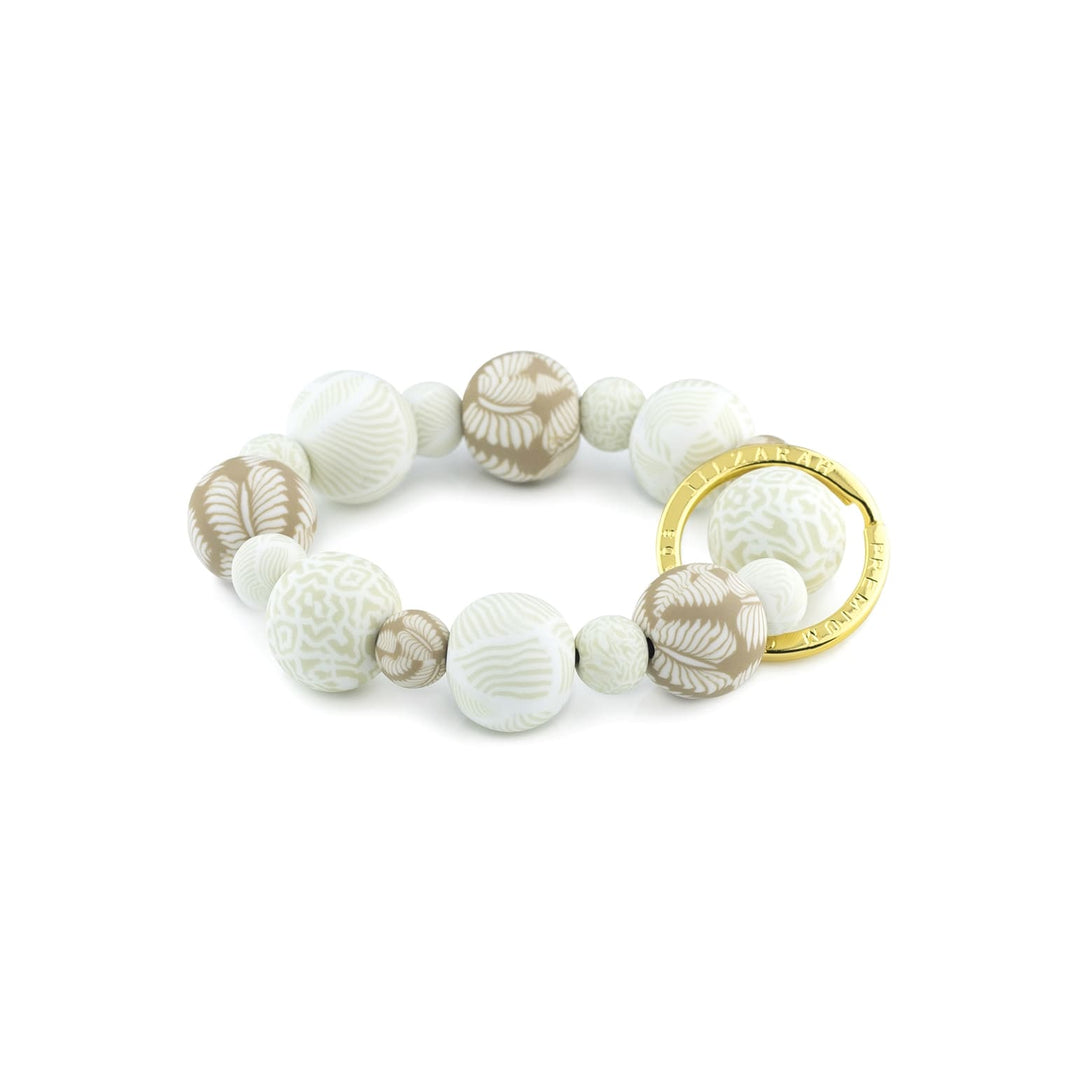 Jilzarah Ivory Palm Wrist Keychain