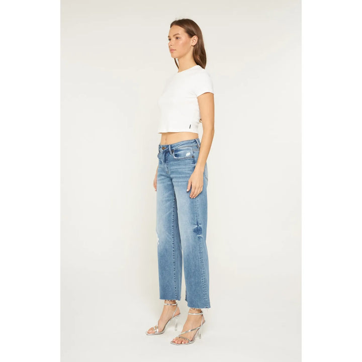 Mica Denim Mid-Rise Tummy Control Wide-Leg Jeans Mica Denim Mid-Rise Tummy Control Wide-Leg Jeans Bottoms