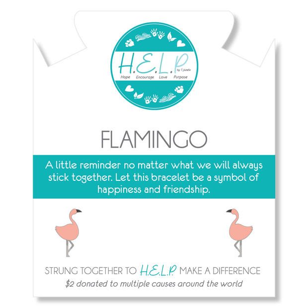 T. Jazelle H.E.L.P. Flamingo Bracelet