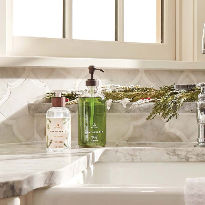 Frasier Fir Large Hand Wash Thymes Frasier Fir Large Hand Wash | Glass Bottle Bath and Body