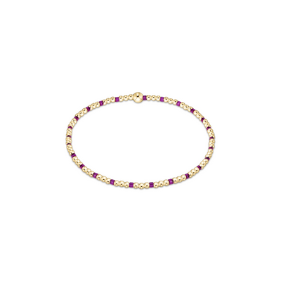 Enewton Hope Sincerity Pattern 2mm Bead Bracelet - Fuchsia