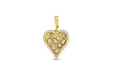Gem Heart Clip-on Charm