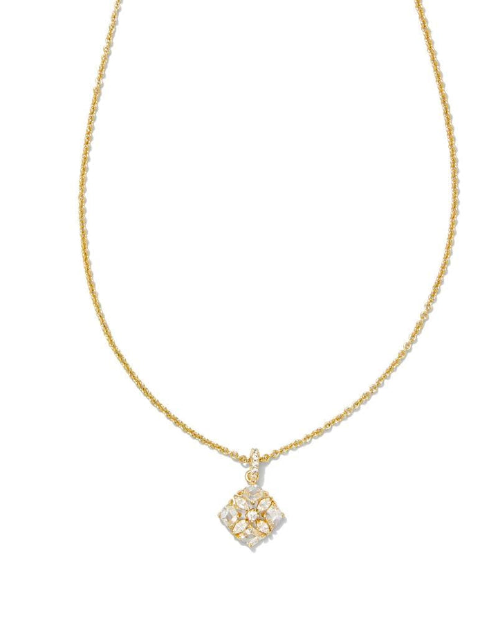 Dira Crystal Short Pendant Necklace