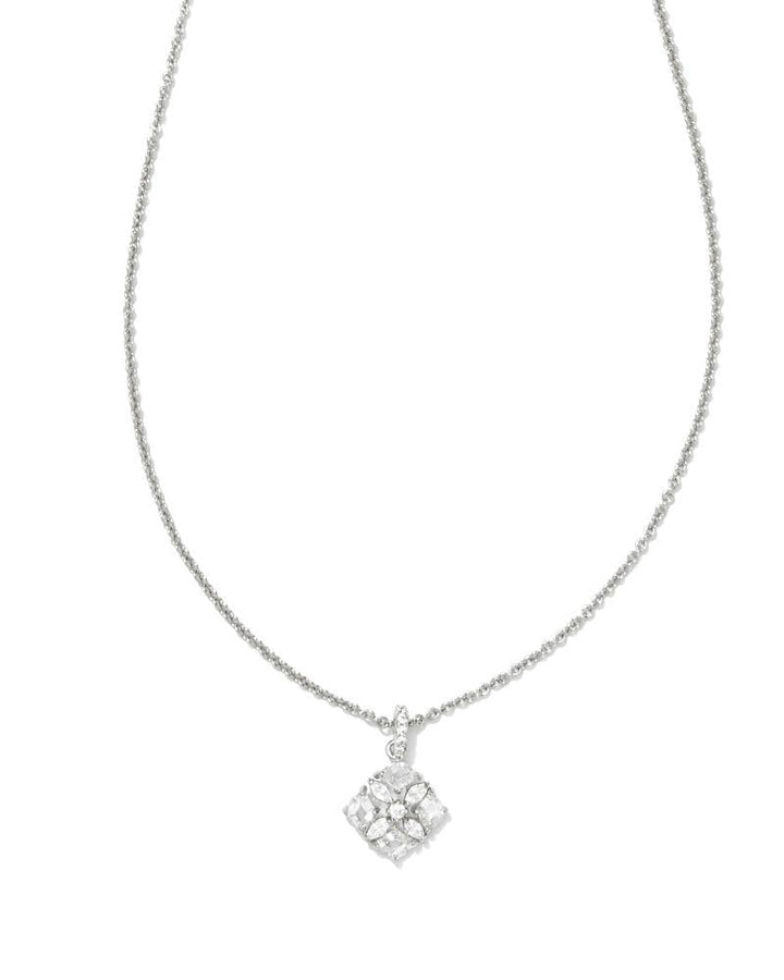 Dira Crystal Short Pendant Necklace