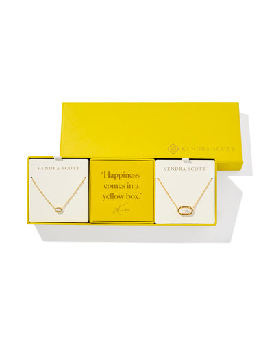 Kendra Scott Elisa & Mini Elisa Gift Set of 2 Necklaces