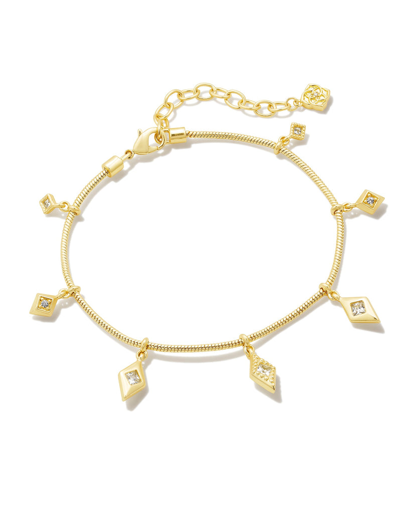 14K Solid Gold Baby Bracelet with Clover Charm / Adjustable Toddler Child Bracelet for Kids / Four Leaf Clover Pendant / Baby Shower Gifts