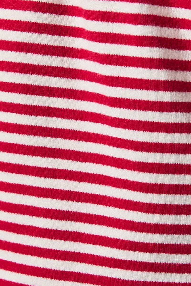 Red Striped Americana Sweatshorts