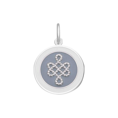 Lola Mother & Daughter Pendant - Pale Gray