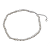 Lola Pearl Nugget Choker - Silver