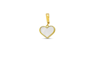 Pearl Heart Clip-on Charm