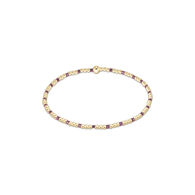 Enewton Hope Sincerity Pattern 2mm Bead Bracelet - Pink Metallic