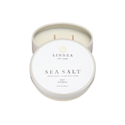 Linnea Sea Salt Petite Two Wick Candle
