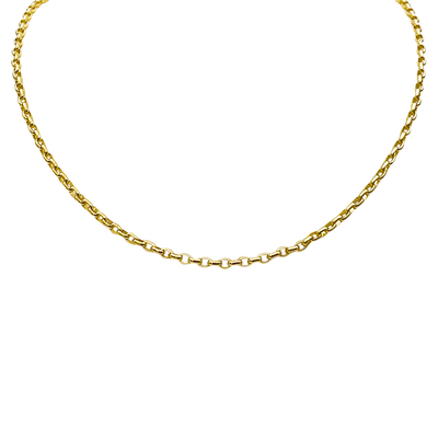 Lola Signature Rolo Chain 3mm Necklace - Gold