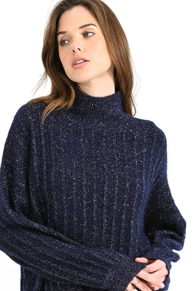 Navy Glamour Sweater