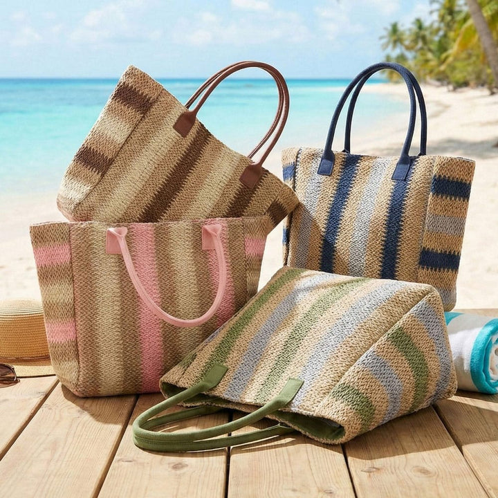 Coastal Stripe Everyday Tote