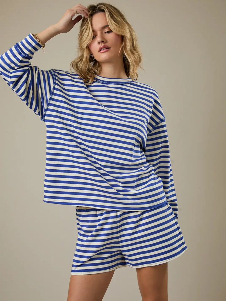 Coastal Club Striped Lounge Set