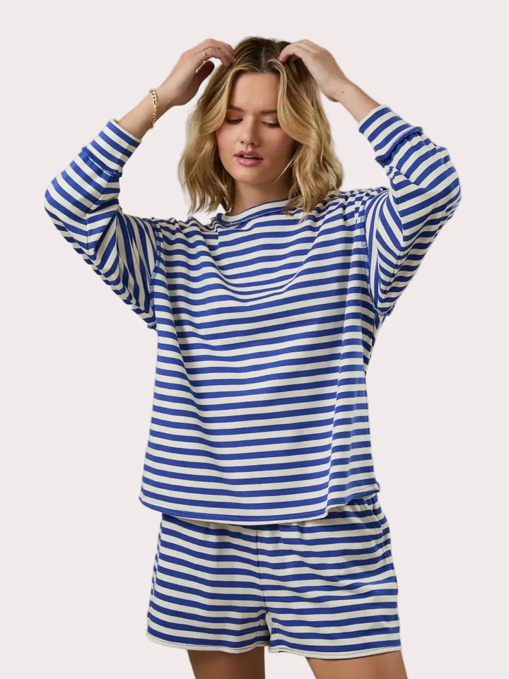 Coastal Club Striped Lounge Set