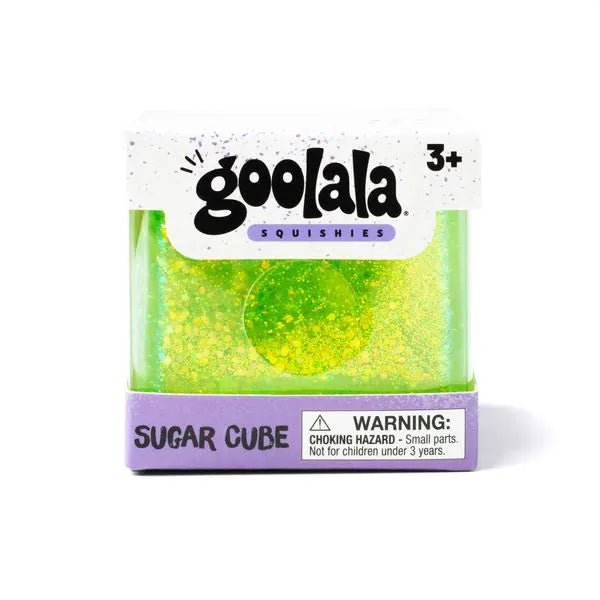 Goolala Sugar Cube Glitter Squishy Goolala Sugar Cube Glitter Squishy | Sensory Fidget Toy Kids