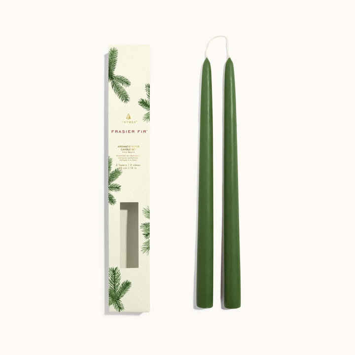 Frasier Fir Taper Candle Set Thymes Frasier Fir Taper Candle Set | 12-Inch Candle