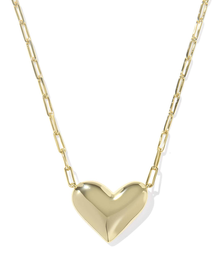 Kendra Scott Ari Heart Statement Short Pendant Necklace