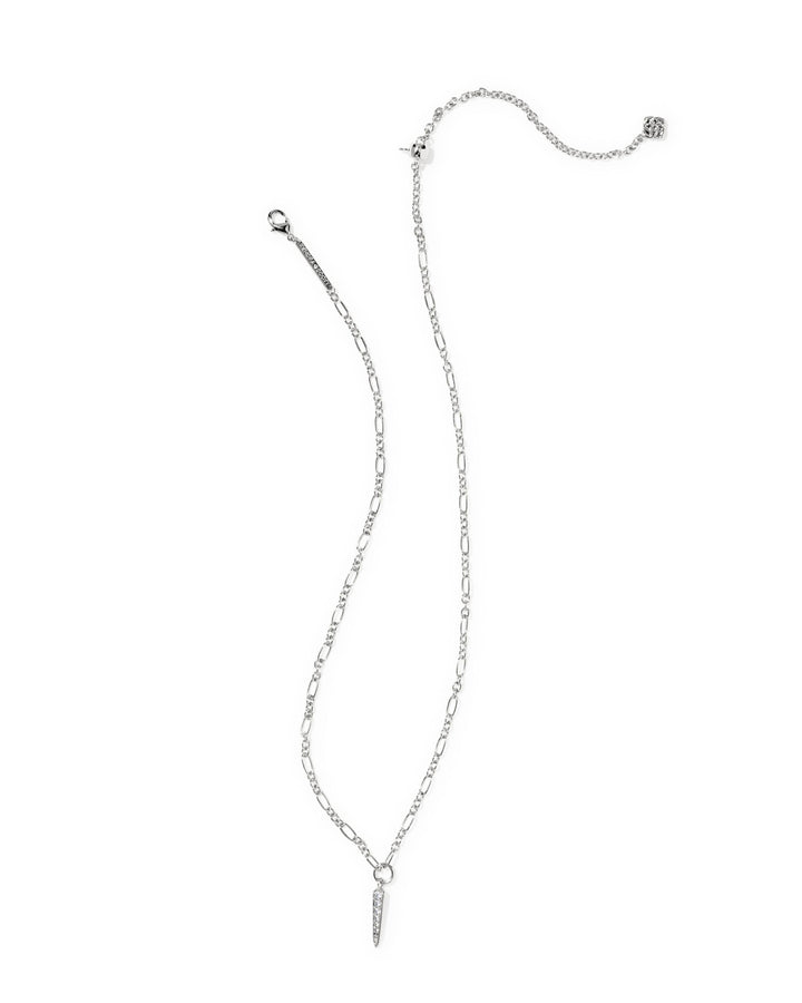Kendra Scott Fate Silver Short Pendant Necklace Kendra Scott Fate Silver Short Pendant Necklace Necklace