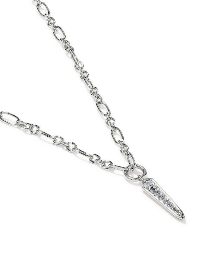 Kendra Scott Fate Silver Short Pendant Necklace Kendra Scott Fate Silver Short Pendant Necklace Necklace
