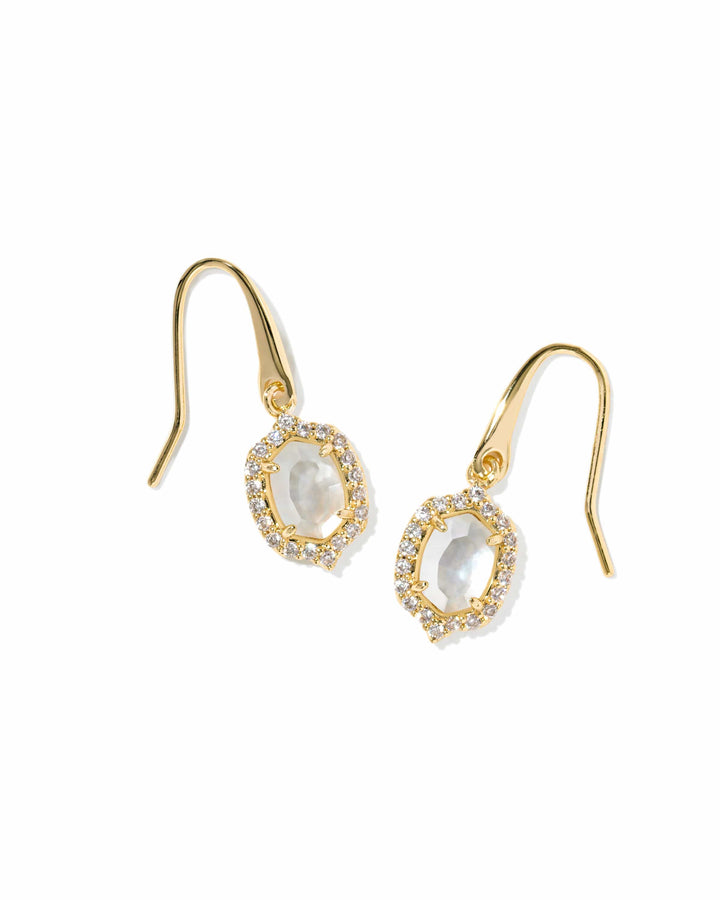 Kendra Scott Daphne Crystal Frame Gold Drop Earrings in Ivory Mother of Pearl Kendra Scott Daphne Crystal Frame Gold Drop Earrings in Ivory Mother of Pearl Earrings