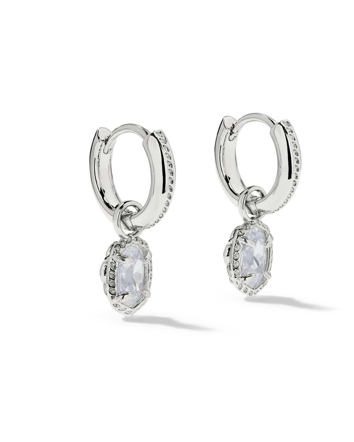 Kendra Scott Mini Ellie Luxe Silver Huggie Earrings Kendra Scott Mini Ellie Luxe Silver Huggie Earrings Earrings