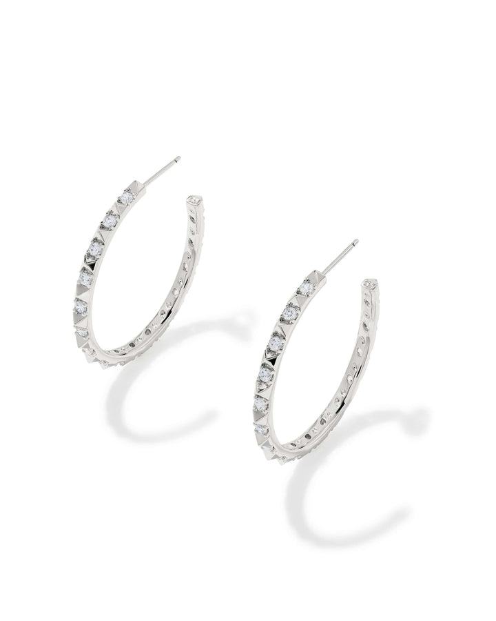 Kendra Scott Fate Silver Hoop Earrings Kendra Scott Fate Silver Hoop Earrings Earrings